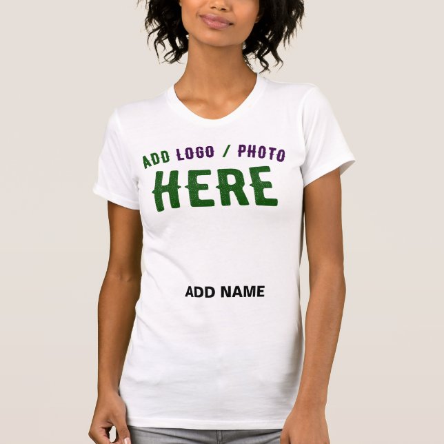 STYLISH MODERN CUSTOMIZABLE WHITE VERIFIED BRANDED T-Shirt (Front)