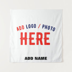 STYLISH MODERN CUSTOMIZABLE WHITE VERIFIED BRANDED TAPESTRY
