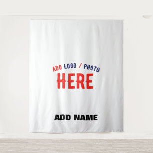 STYLISH MODERN CUSTOMIZABLE WHITE VERIFIED BRANDED TAPESTRY