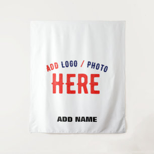 STYLISH MODERN CUSTOMIZABLE WHITE VERIFIED BRANDED TAPESTRY
