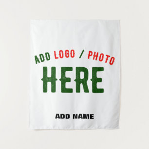 STYLISH MODERN CUSTOMIZABLE WHITE VERIFIED BRANDED TAPESTRY