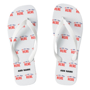 STYLISH MODERN CUSTOMIZABLE WHITE VERIFIED BRANDED THONGS
