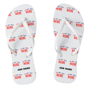 STYLISH MODERN CUSTOMIZABLE WHITE VERIFIED BRANDED THONGS
