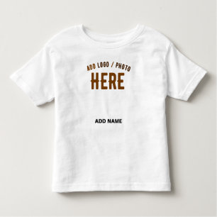 STYLISH MODERN CUSTOMIZABLE WHITE VERIFIED BRANDED TODDLER T-Shirt