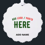 STYLISH MODERN CUSTOMIZABLE WHITE VERIFIED BRANDED TREE DECORATION CARD<br><div class="desc">THIS IS A DESIGN FITTING FOR EVERYONE.YOU CAN CHANGE, RESIZE OR ADD LOGO, PHOTO, TEXT AND COLOURS THE WAY YOU LIKE.THANK YOU.</div>