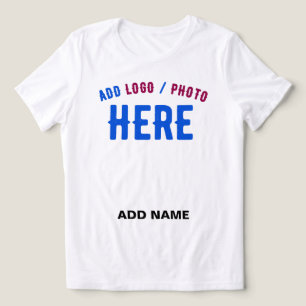 STYLISH MODERN CUSTOMIZABLE WHITE VERIFIED BRANDED Tri-Blend SHIRT