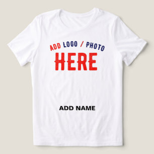 STYLISH MODERN CUSTOMIZABLE WHITE VERIFIED BRANDED Tri-Blend SHIRT