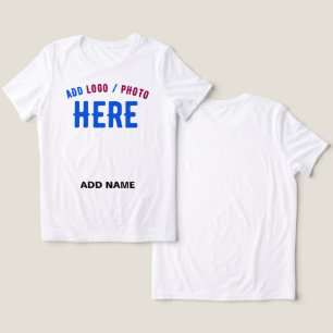 STYLISH MODERN CUSTOMIZABLE WHITE VERIFIED BRANDED Tri-Blend SHIRT