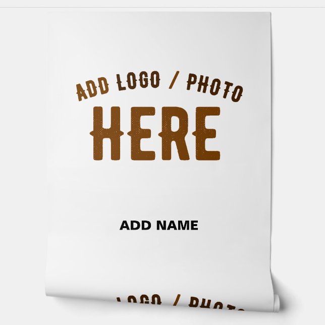 STYLISH MODERN CUSTOMIZABLE WHITE VERIFIED BRANDED WALLPAPER (Unrolling)