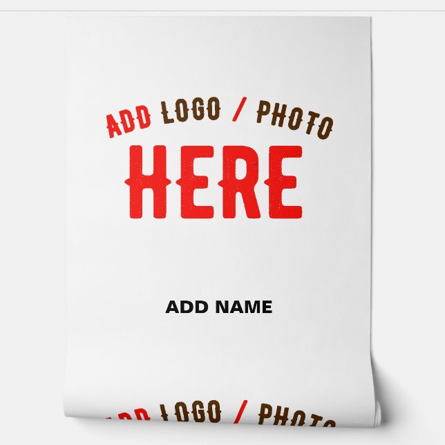 STYLISH MODERN CUSTOMIZABLE WHITE VERIFIED BRANDED WALLPAPER (Unrolling)