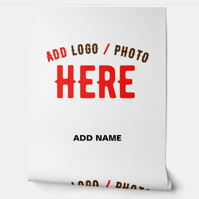 STYLISH MODERN CUSTOMIZABLE WHITE VERIFIED BRANDED WALLPAPER (Unrolling)