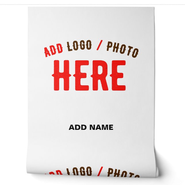 STYLISH MODERN CUSTOMIZABLE WHITE VERIFIED BRANDED WALLPAPER (Unrolling)