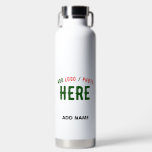STYLISH MODERN CUSTOMIZABLE WHITE VERIFIED BRANDED WATER BOTTLE<br><div class="desc">THIS IS A DESIGN FITTING FOR EVERYONE.YOU CAN CHANGE, RESIZE OR ADD LOGO, PHOTO, TEXT AND COLOURS THE WAY YOU LIKE.THANK YOU.</div>