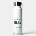 STYLISH MODERN CUSTOMIZABLE WHITE VERIFIED BRANDED WATER BOTTLE<br><div class="desc">THIS IS A DESIGN FITTING FOR EVERYONE.YOU CAN CHANGE, RESIZE OR ADD LOGO, PHOTO, TEXT AND COLOURS THE WAY YOU LIKE.THANK YOU.</div>