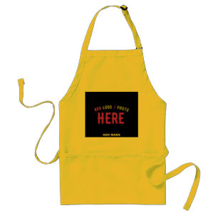 STYLISH MODERN CUSTOMIZABLE YELLOW VERIFIED BRAND STANDARD APRON