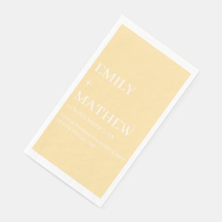 STYLISH MODERN CUSTOMIZED ELEGANT CLASSIC WEDDING NAPKIN
