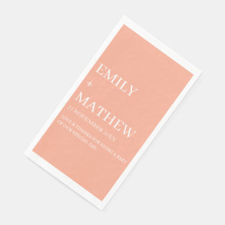STYLISH MODERN CUSTOMIZED ELEGANT CLASSIC WEDDING  NAPKIN