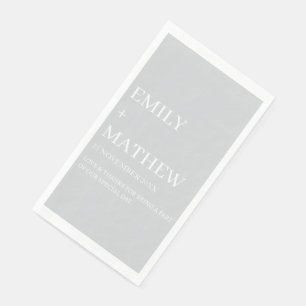 STYLISH MODERN CUSTOMIZED ELEGANT CLASSIC WEDDING  NAPKIN