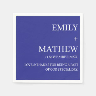 STYLISH MODERN CUSTOMIZED ELEGANT CLASSIC WEDDING  NAPKIN