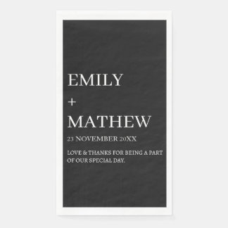 STYLISH MODERN CUSTOMIZED ELEGANT CLASSIC WEDDING  NAPKIN
