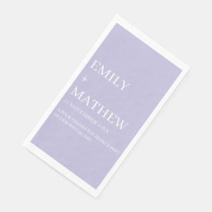 STYLISH MODERN CUSTOMIZED ELEGANT CLASSIC WEDDING NAPKIN