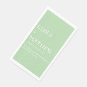 STYLISH MODERN CUSTOMIZED ELEGANT CLASSIC WEDDING  NAPKIN