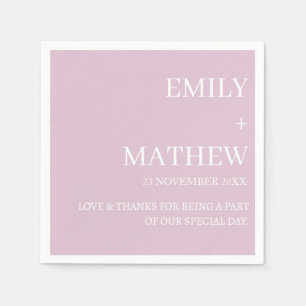 STYLISH MODERN CUSTOMIZED ELEGANT CLASSIC WEDDING  NAPKIN