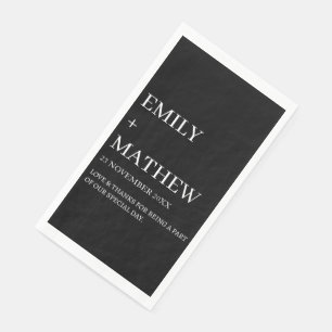 STYLISH MODERN CUSTOMIZED ELEGANT CLASSIC WEDDING  NAPKIN