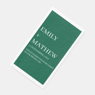 STYLISH MODERN CUSTOMIZED ELEGANT CLASSIC WEDDING  NAPKIN