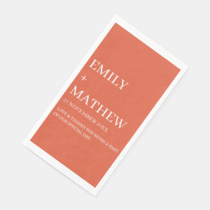 STYLISH MODERN CUSTOMIZED ELEGANT CLASSIC WEDDING  NAPKIN