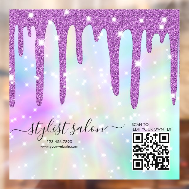 Stylish Modern Elegant Glitter Drips Business Wind (Sheet 2)
