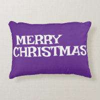 STYLISH MODERN ELEGANT MERRY CHRISTMAS DARK PURPLE