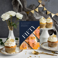 Stylish Modern Fifty | 50th Birthday 3 Photo