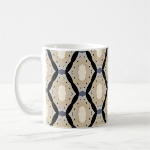 Stylish modern geometric coffee mug