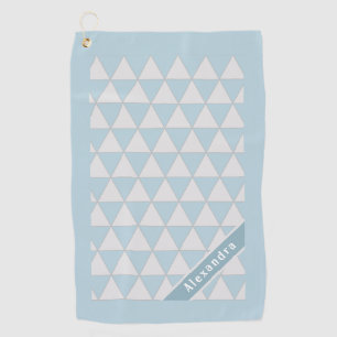 Stylish Modern Ladies Personalized Golf Towel