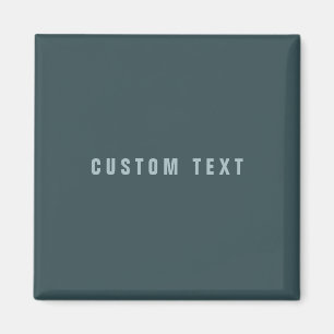 Stylish Modern Looking Name Blue Grey Magnet