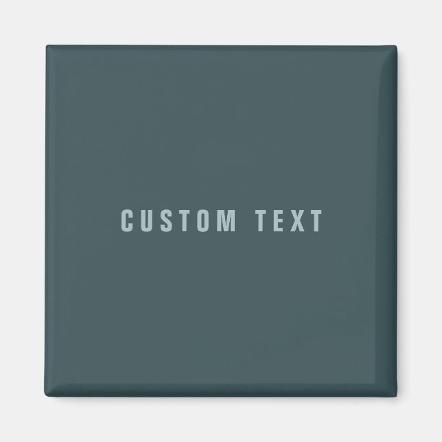 Stylish Modern Looking Name | Blue Grey Magnet (Front)