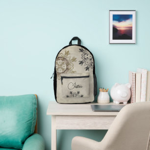 Stylish Modern Mandala Personalised Printed Backpack
