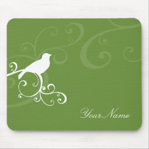 STYLISH MODERN MOUSEPAD :: whimsicalbird 2