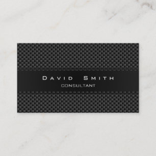 Stylish, modern, professional carbon fiber business card