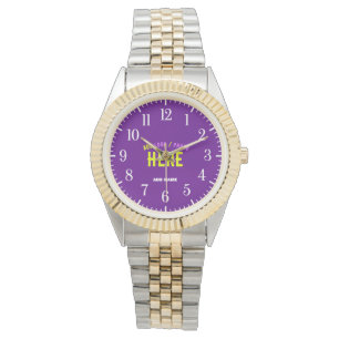 STYLISH MODERN SILVERY GOLDEN VERIFIED BRANDED WATCH