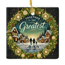 Stylish Modern Simple UniqueRetro VintageChristmas