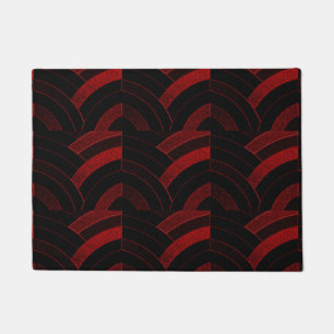 stylish modern sophisticated chevron doormat