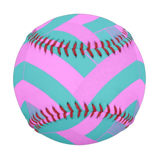 stylish modern sophisticated chevrons baseball (Front)