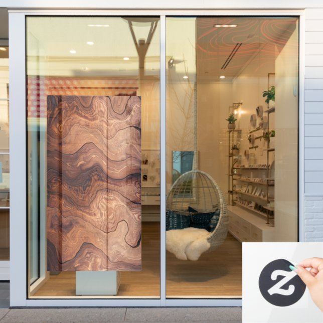 Stylish Modern Wooden Carpentry Background (Store Window)