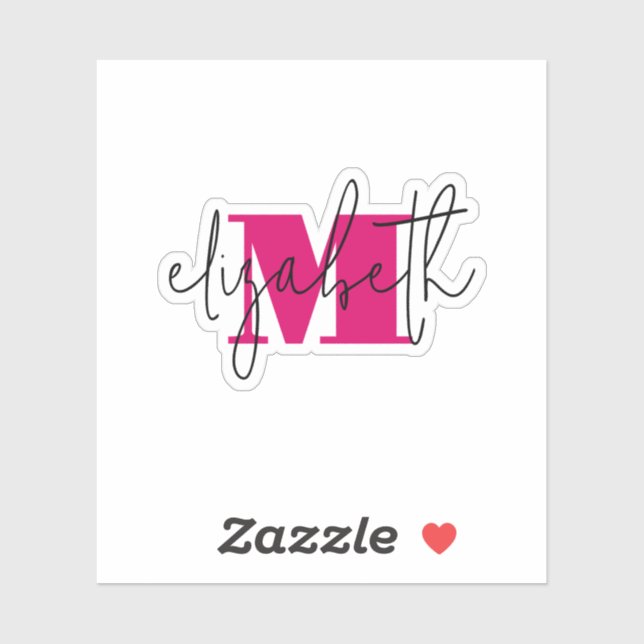 Stylish Monogram (Sheet)