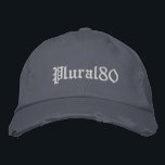 Stylish monogrammed grey  embroidered hat<br><div class="desc">Stylish monogrammed grey Embroidered baseball.</div>