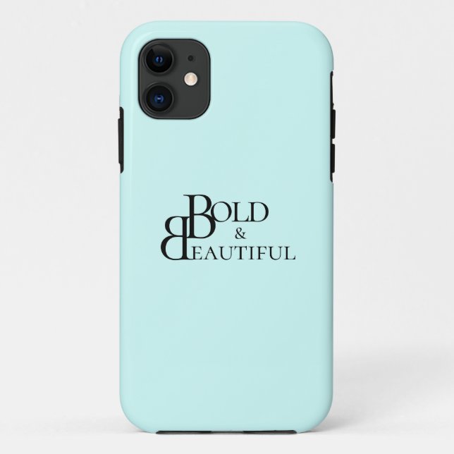 Stylish Monogrammed Lettering Design Case-Mate iPhone Case (Back)
