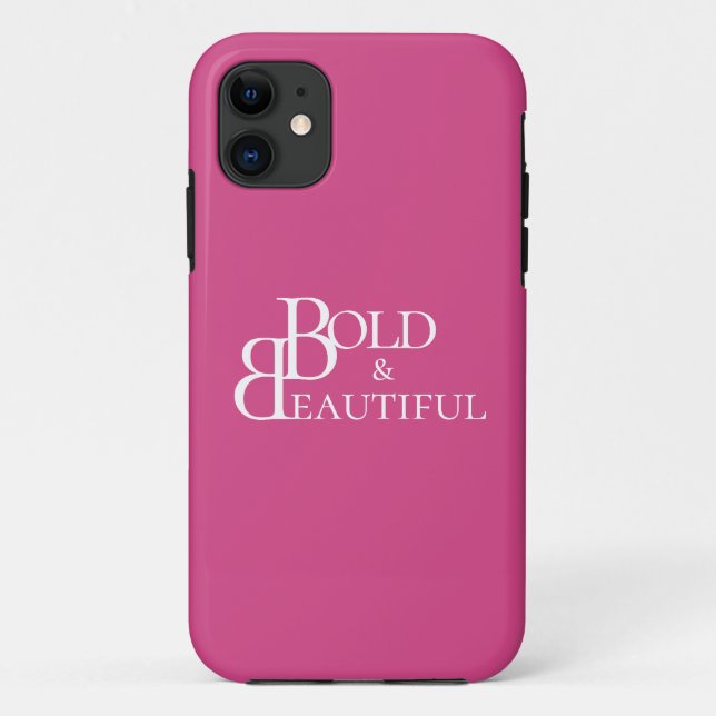 Stylish Monogrammed Lettering Design Case-Mate iPhone Case (Back)