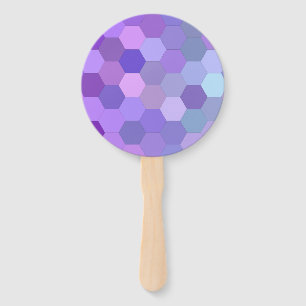Stylish Mosaic Geometric Hand Fan